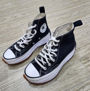 Converse Black Run Star Hikes high top sneakers